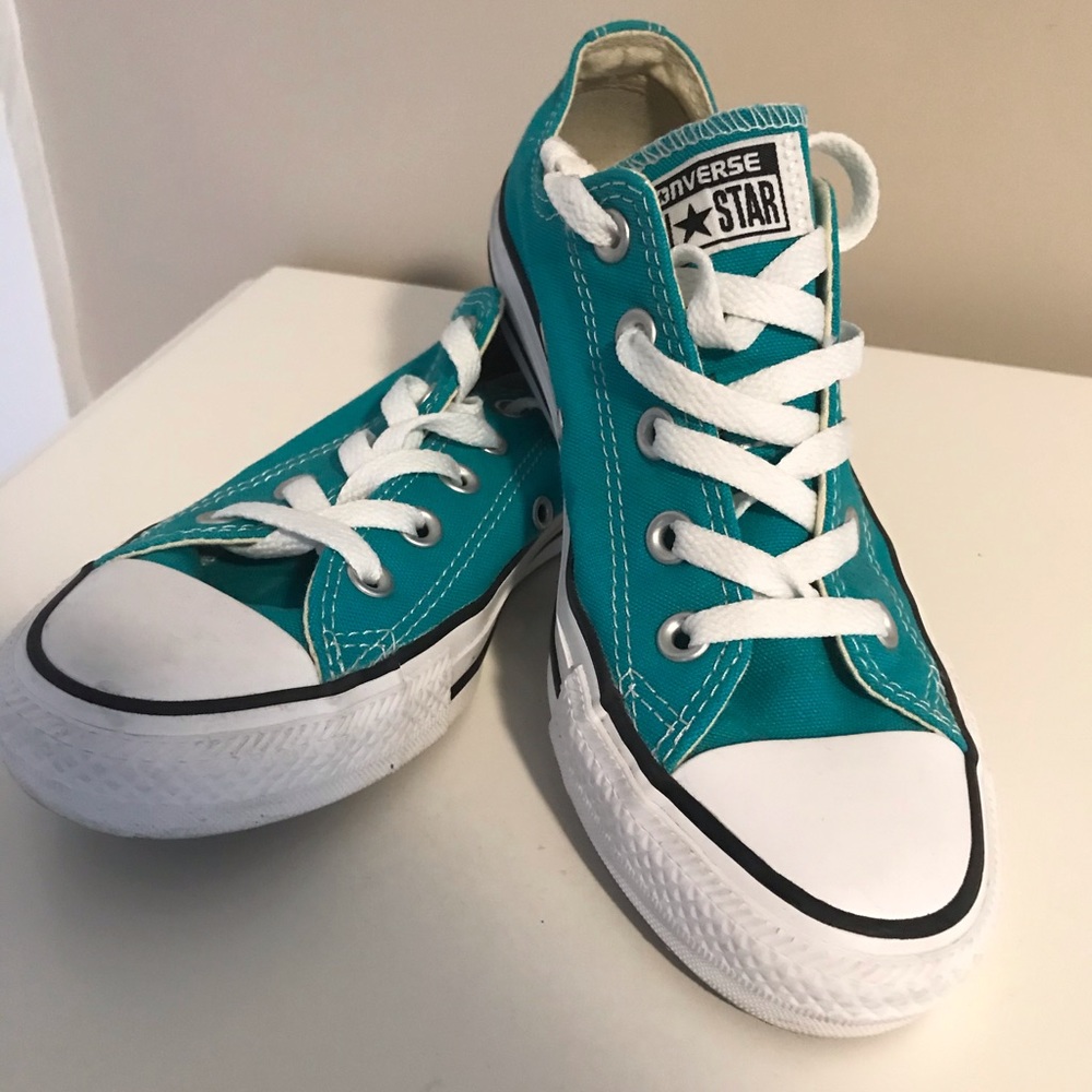 Teal Converse AllStars